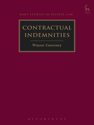 cover image of Contractual Indemnities